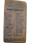1889 N71 Duke s Cigarette Tobacco  Card Actors   Actresses Stuart Robson Comedy