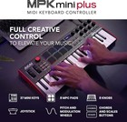 Mpk Mini Plus - Usb Midi Keyboard Controller With 37 Mini Keys 8 Mpc Pads