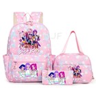 K Pop Hunters School Backpack 3pcs Set Travel Bookbag Lunch Bag Students