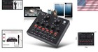 V8 Usb Karaoke Mixer With 8 Channels And Noise Reduction For Live Streaming