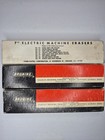 Vintage Faber-castell Bruning 7  Electric Erasing Machine Erasers Refills Lot