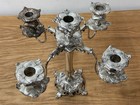 Barbour Silver Plated Quadruple Plate Candelabra Candle Art Nouveau 5 Candle