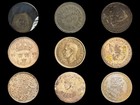 World Silver Coin Lot 9 Coins 1911-1962 Mixed Countries Circulated