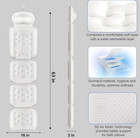 Luxury Full Body Bath Pillow For Bathtub  Thick Bathtub Cushion 63  X 16   White