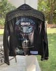 Double D Ranch Studded Native American Inspired Thunder Clouds Drums Jacket Sz L