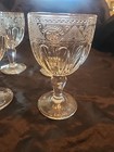 Ralph Lauren Goblet Water Glasses Emma Pattern Set Of 4 Vintage 6 6 Inches 