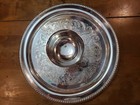 15  Vintage Wm Rogers Silverplate Serving Tray With Bowl Pattern 866a Rope Edge