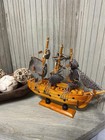8 5    Tall Detailed Wooden Boat Ship Model Nautical Home Decor Collectible