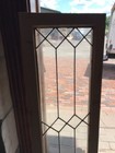 Sg 2399 Antique Leaded Glass Transom Window 16 25 X 46 25
