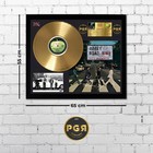 Gold Plated Lp Vinyl - The Beatles - Memorabilia Music Gift   Pgr