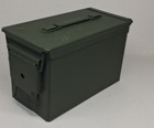 Usgi 9mm Marked Ammo Can Steel Military Surplus Storage Box Empty Used