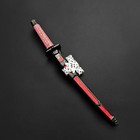 Mini Katana Letter Opener With Stand  red 