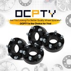 4pcs 6x5 5 Wheel Spacers 1 5 Adapters 14x1 5 Studs 77 8mm For Ram 1500 2019 2023