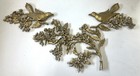 Vintage Bird Wall Decor Retro 1960s Syroco   Birds On A Branch   Mid Century   