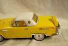 Tin Japan Toy Car Thunderbird 1956 Yellow Model White Top