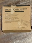 2-pk Open Sfp Slot 1 25g s Gigabit Fiber Ethernet Media Converter  10 100 1000 