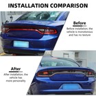 Razpoy For Charger Tail Light Lamp Covers  Smoked Light  Smoke Black 