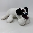 Tonka Pound Puppy Plush Stuffed Animal White Brown Bulldog Cute Cuddle Doll