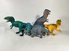 Safari Ltd Dinosaur Toy Lot Vintage Figures 4 Prehistoric Models Rare Retired