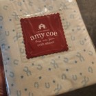 Limited Edition Amy Coe Three Acre Farm Crib Sheet Horseshoe Western Cowboy New