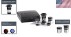 8-piece Telescope Eyepiece   Filter Set - Includes Barlow Lens   Carrying Case