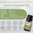 Organic Vetiver Essential Oil Usda Certified 100  Pure Therapeutic Grade