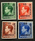 Travelstamps  1936 Great Britain Agencies In Morocco Stamps Sc  78-81 Mnh Og