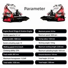 13 5hp Mini Track Skid Steer Loader b s Engin Hydraulic System Usa Free Shipping