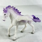 Pegasus White Horse Wings Purple Glitter Mojo Toy Figurine 2018