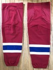 Reebok Montreal Canadiens Game Worn used  pro Stock Hockey Socks Xl  cut Proof