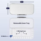 Mr  Pen Luftdichte Aquarellpalette Mit 18 1 Pack  Weiss opulenter Garten 