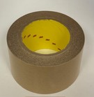 3m 415 Double Coated Polyester Tape  Clear  3 In X 36 Yard 4 0 Mil  1 Roll 