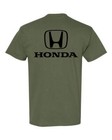 Honda Military Green black Classic Logo Tee