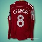 Gerrard  8 Liverpool Final Champions League Jersey 2006 2007 Long Sleeve Jersey