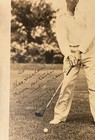 Walter Hagen Signed   Autographed 11 X 14    Vintage Golf Photograph W jsa Coa