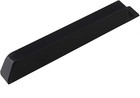 2x Piano Black Flat Sharp Repair Replacement Antique Non-glossy Matte Pvc Key