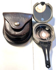 Vintage D w Brunton Pocket Transit International Leather Case Surveyors Compass