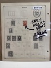Scott s World Stamp Album Break  Rare 1863 Mexico Stamp On Album Page St-1453
