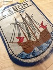 Lisbon Vintage Souvenir Travel Patch From Voyager Nos In Original Package