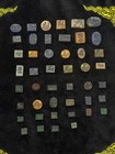 46 Lots Ancient Middle Eastern Stone Intaglio Seal Beads Circa 2300 - 3000 Bce