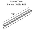 Marvin Weather Stripe Bottom Guide For Sliding Scree Doors 74 Inch Door Seal