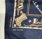 L l  Bean Bandana Scarf Mens Handkerchiefs Cotton Made Usa Lot 2 Vintage 19 5 