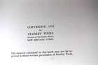1952 Stanley Tool Guide