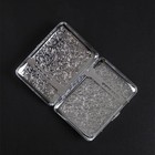 Metal Cigarette Case Holder 16 Cigarettes Double Sided Engraved Pocket
