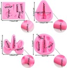 Unicorn Silicone Molds Unicorn Horn Ears Rainbow Fondant Mold For Cake Decoratin