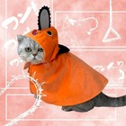 Chainsaw Man Pochita Pet Cosplay Costume Denji Cat Cape Jacket Cloak Halloween