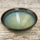 4 9  Old China Porcelain Song Dynasty Jian Kiln Cyan Glaze Fambe Jianzhan Teacup