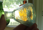 Open Pontil James S Mason 8 Sided Umbrella Ink Bottle 1850s Shiny Nice Crude