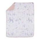 Nojo Watercolor Deer 4 Piece Nursery Crib Bedding Set