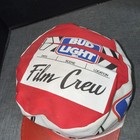Vintage Bud Light Film Crew Painters Hat  - Made In The Usa Promotional Item